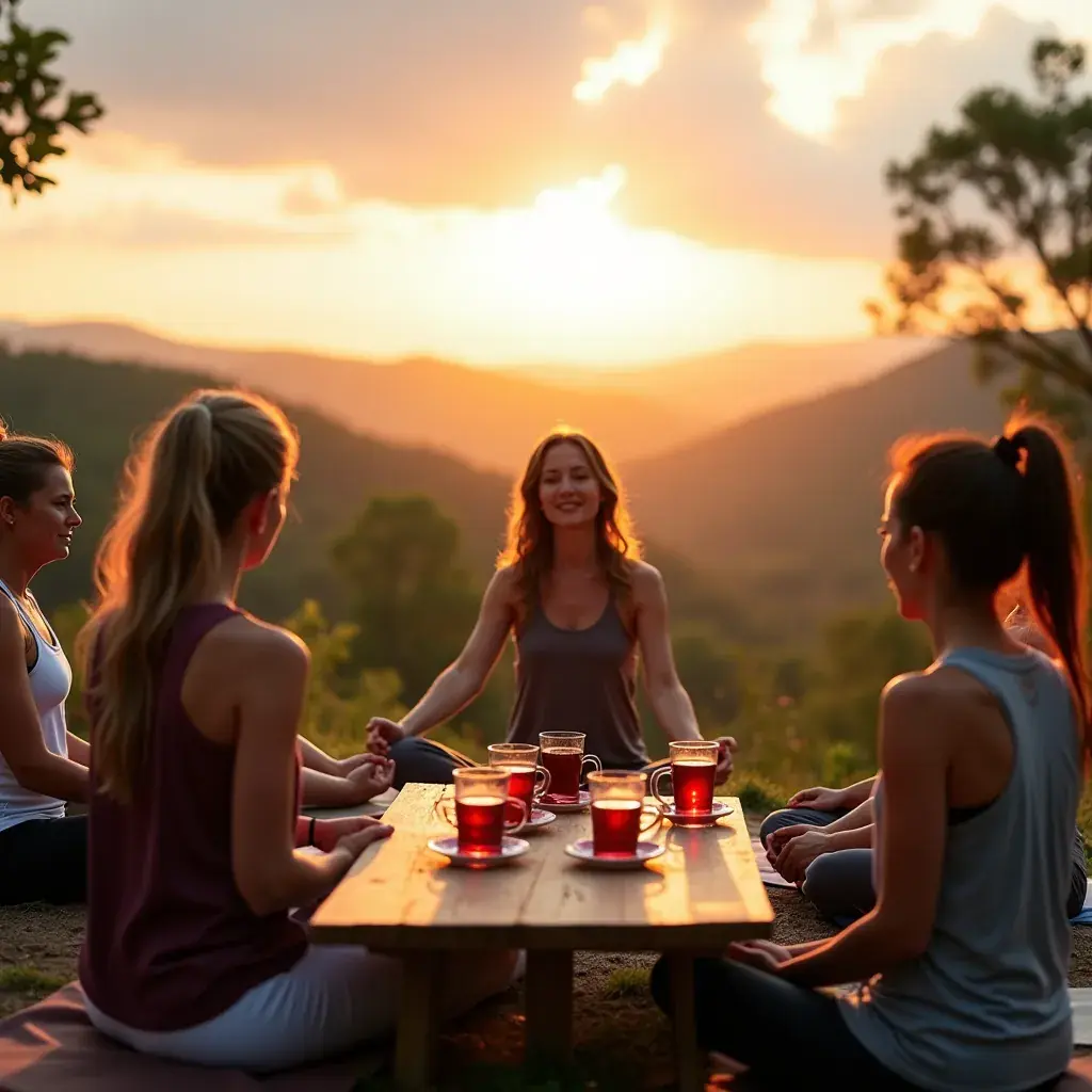 Hagyományos magyar teafőző, benne gőzölgő hipertónia elleni főzet.