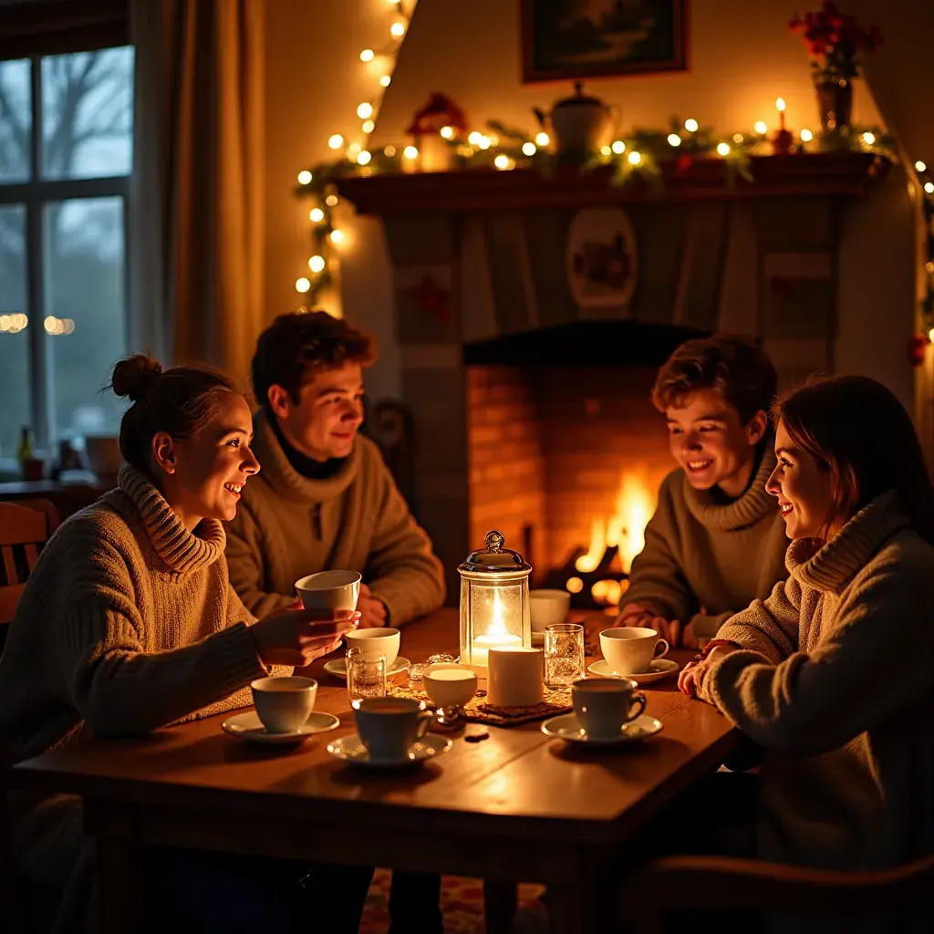 Békés otthoni környezet, ahol a hipertónia elleni tea készül.
