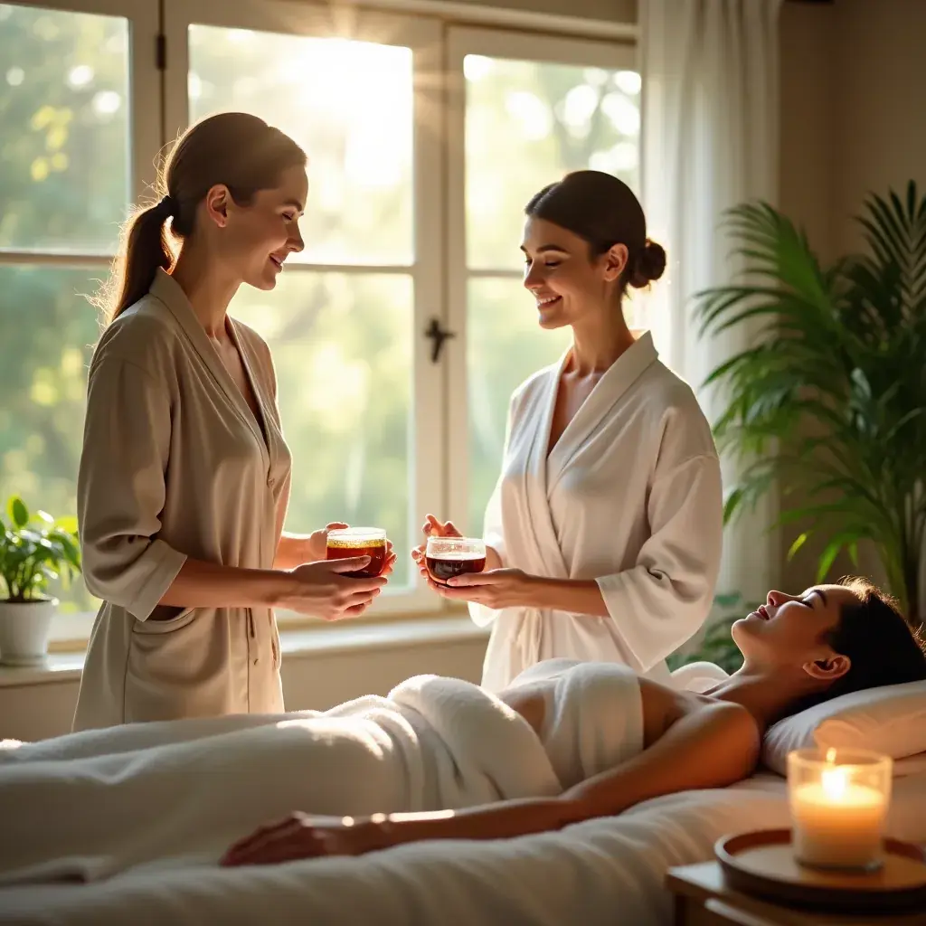 Színes gyógynövények, amelyek a teában gazdag ízeket adnak.